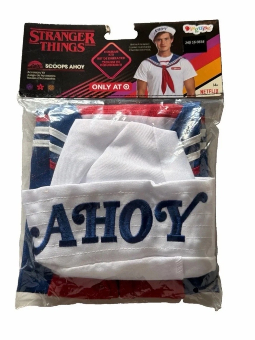 Stranger Things Scoops Ahoy Accessory Kit Halloween Costume, One Size -14+